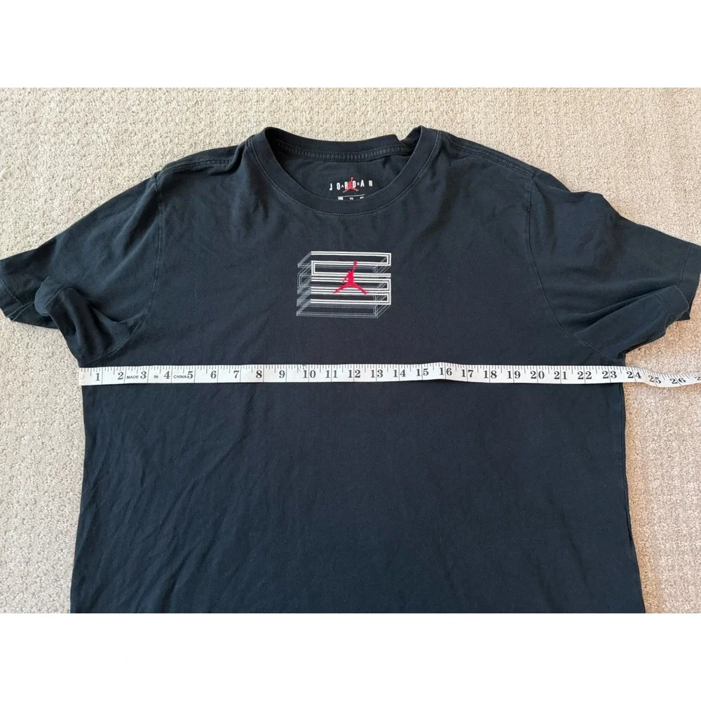 Nike Jordan Retro XI 11 Legacy 23 T-Shirt Black Men's XL